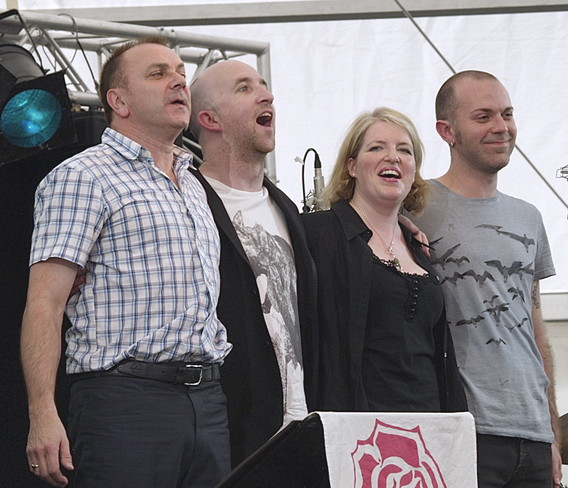 Clare Teal with pianist Grant Windsor, double bassist Simon Little and drummer Steve Rushton