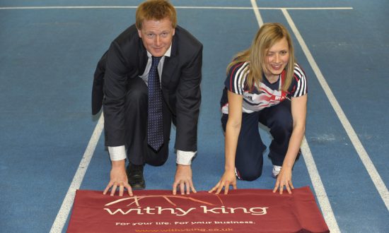 Simon Elliman, partner, Withy King and Katrina Hart, 200m Paralympic athlete