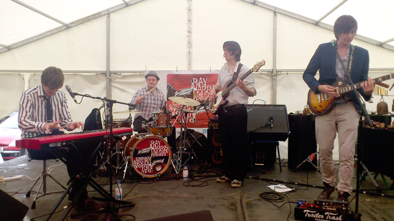 Ray Harris and the Fusion Experience at their second appearance of the weekend, this time at the Crown on Saturday lunchtime