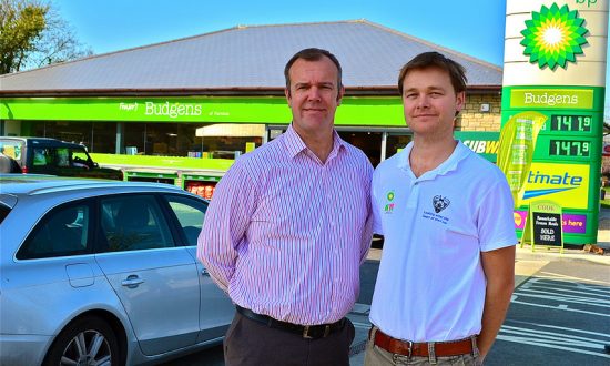 Fraser's group operations manager Mark Wilson with shops development manager Nick Fraser