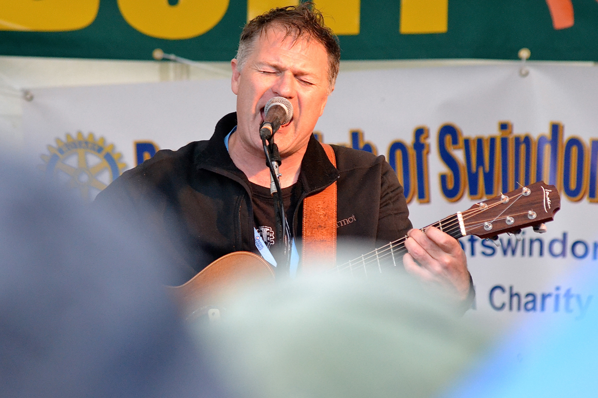 Nick Harper pictured at the Avebury Rocks festival in July 2012