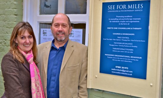 Helen Payne and Geoff Miles of See for Miles