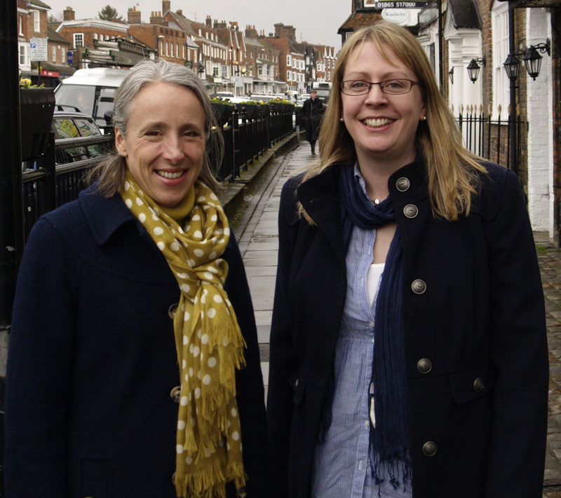 Mary Soellner and Lucy Hawkins
