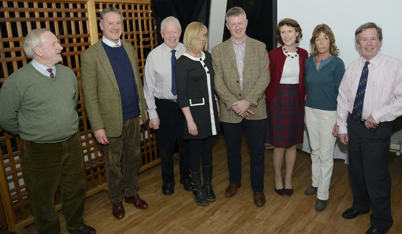 L to r: Arthur Witchell & Chris Musgrave (MDNIA farmer member), Poul Christensen (Natural England Chair), Jemma Batten (Project Manager), Stephen Moss (BBC & the Gurdian), Teresa Dent (CEO Game & Wildlife Conservation Trust), Gill Hussey (MDNIA Wildlife Champion) Robert Cooper (MDNIA farmer board chair)