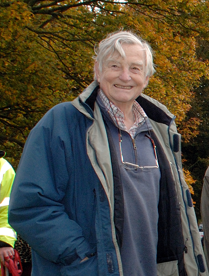Jeffrey Galvin-Wright at the planting of the Community Orchard on the Common last October