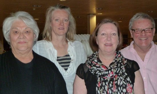 Marlborough's singing quartet, left to right Rose Bennett, Jane Rowland, Ann Young and Ian Davis