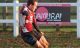 Ian Alexander kicks for Hungerford RFC