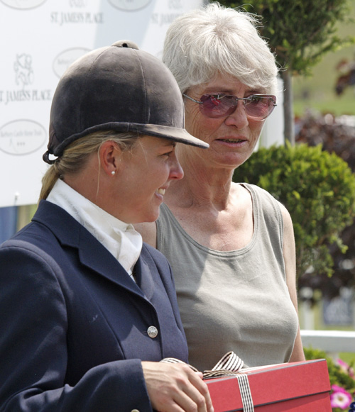 Sammi McLeod (left) with Penny Bunter