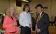 The Mayor, Councillor Guy Loosmore, with proprietor Steven York and the Mayoress Fiona Loosmore declares the centre open