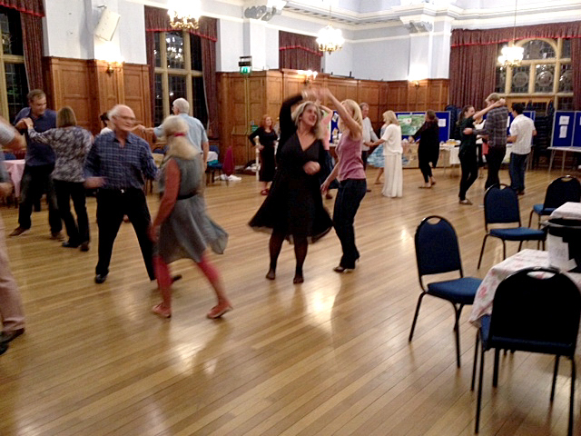 Jiving the AGM away at the town hall (pic courtesy of Rich Pitts)