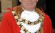 Mayor Councillor Guy Loosmore wearing the ceremonial chain of office