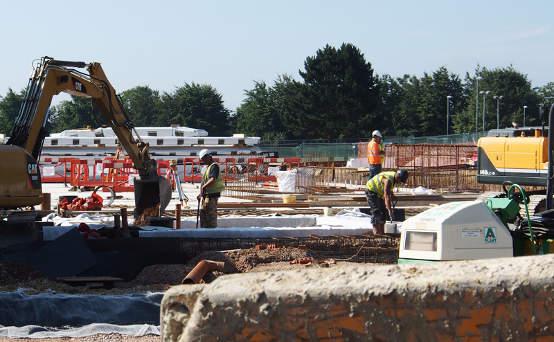Building underway for Corsham's campus