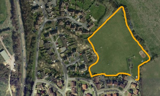 Rabley Wood View - approximate outline of proposed development