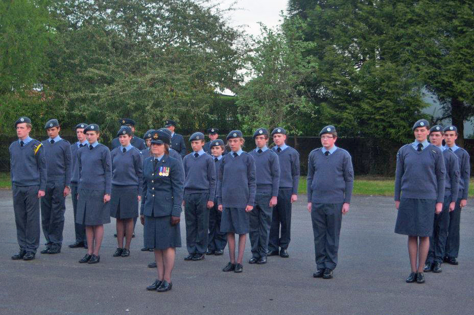 Members of the Marlborough ATC 2293 Squadron