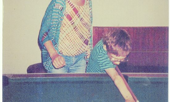 Nina playing pool