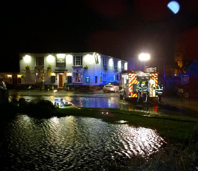 Recent looding in Aldbourne, pic Mark Kerrison
