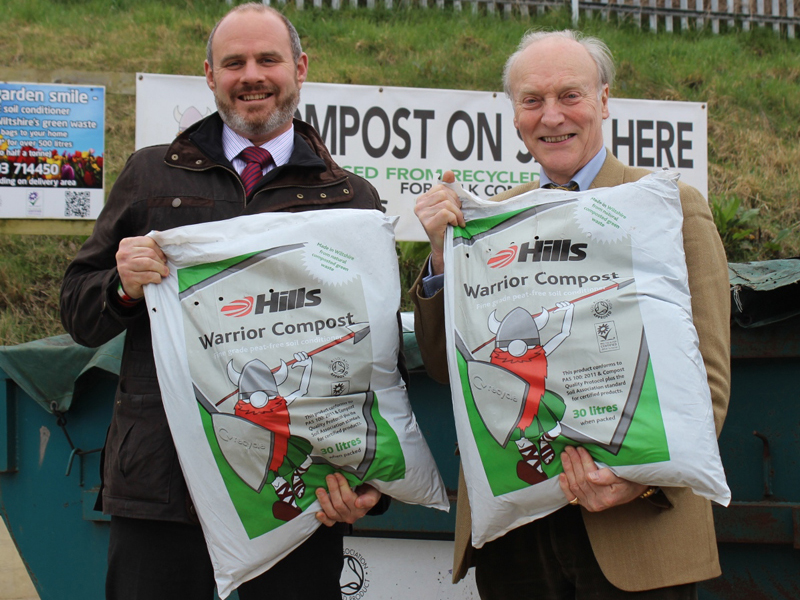 Mike Hill left and John Blake are encouraging Wiltshires villages to enter the competition