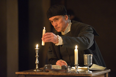 Ben Miles as Thomas Cromwell (RSC photo by Keith Pattison)