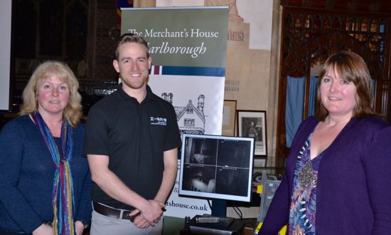 Sam Pinkney and Ally Stott of the Merchant's House with Greg Rudman from XRAIS