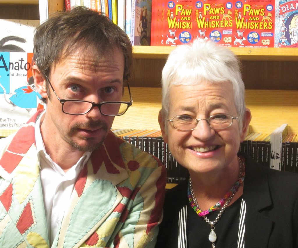 Dame Jaqueline with the manager, Angus MacLennon