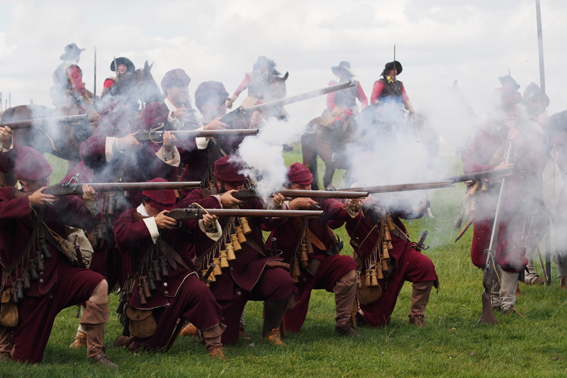 The Marquess of Winchester's men in action