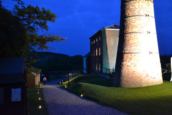 Crofton Beam Engines at night