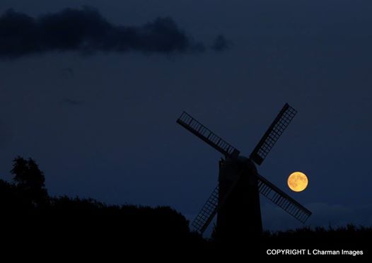 Photographer Lucy Charman took this picture of Wilton Windmill cast in the light of Sunday's supermoon. See more of Lucy's work at http://www.photoboxgallery.com/lcharmanimages