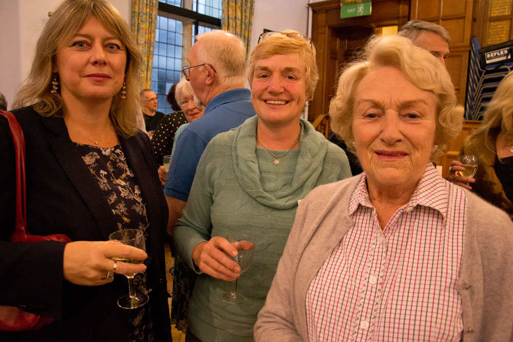 Susie Parrack of Warminster School, Amelia Trevethick, and Davina Davies