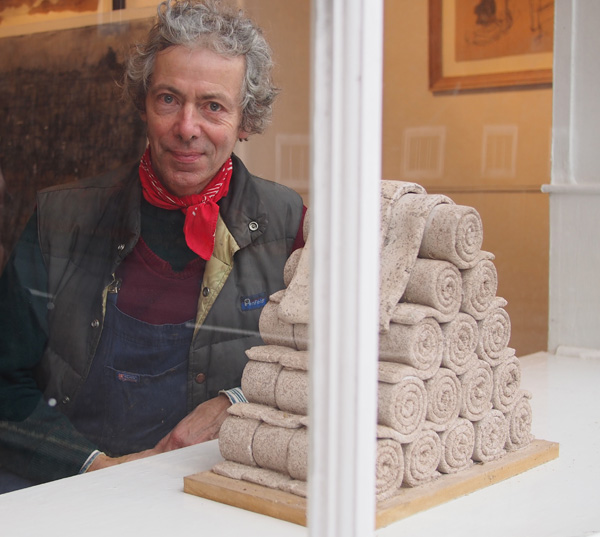 Charles Poulsen and maquette
