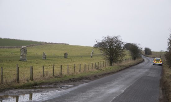 The mile-long B4003 follows the famous West Kennet Avenue of standing stones from the A4 at West Kennett to Avebury village