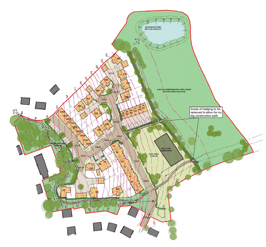 The amnded plan shown to town councillors