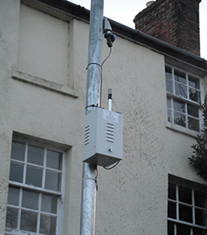 A particulates monitor in Calne
