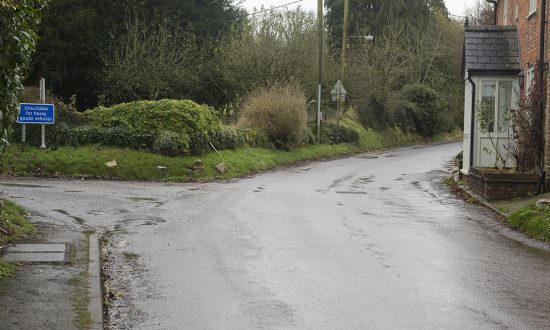 Scene of Saturday's incident in Lockeridge