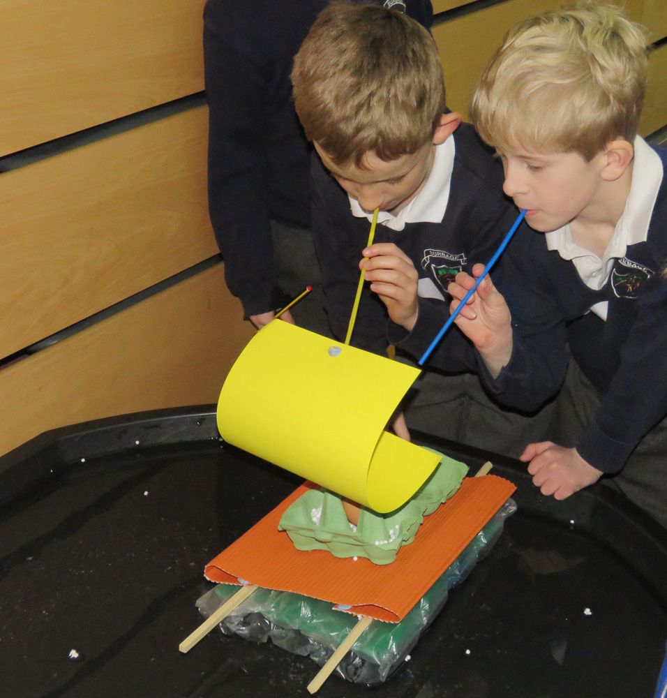 A very sea-worthy raft...