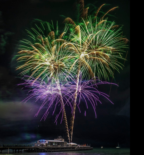 Will they be this big? A Pains Fireworks display on Bournemouth Pier 