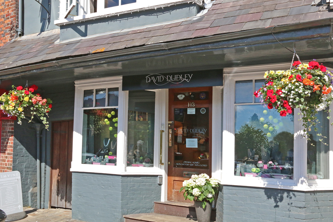 Last year's display outside David Dudley Jewellers