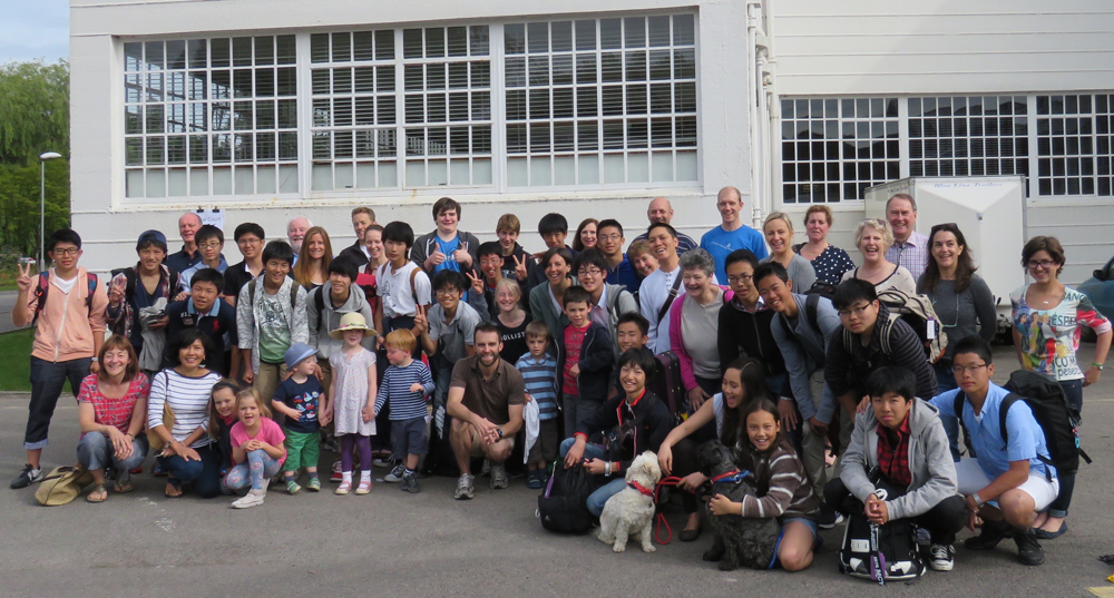 Last year's students from Japan with their Marlborough hosts 