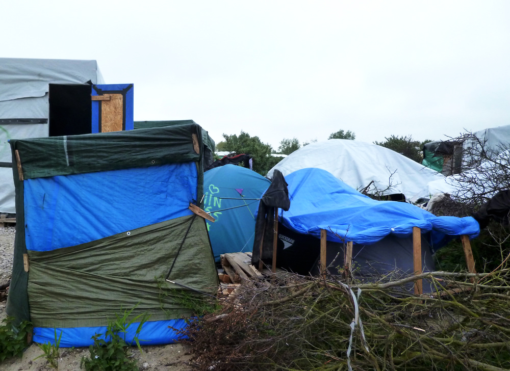 Desperate living conditions