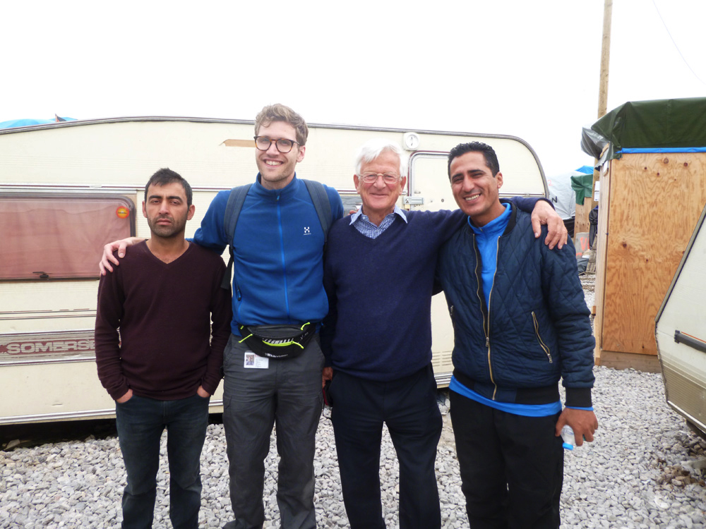Dr Johnstone Dr Nick with Sami and Mustapha our 2 interpreters