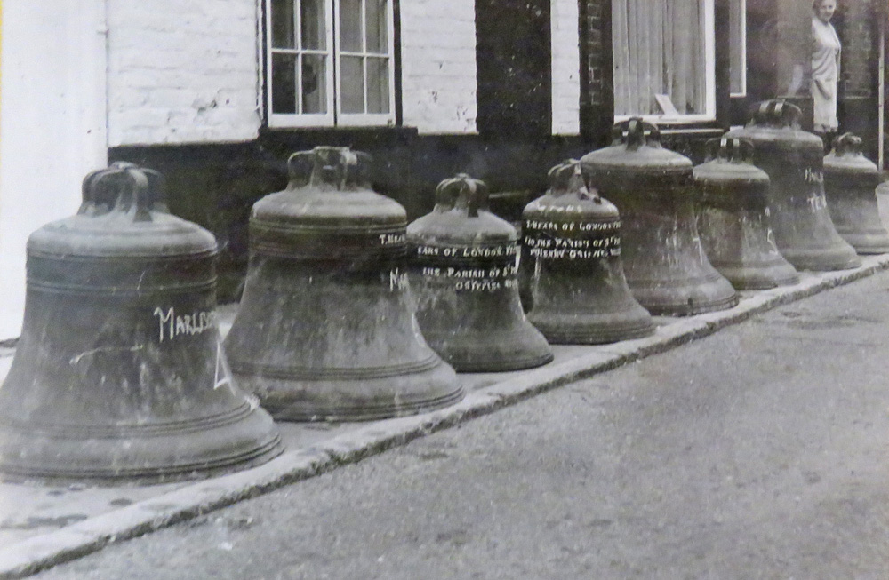 1966: the bigger bells were removed from the Tower