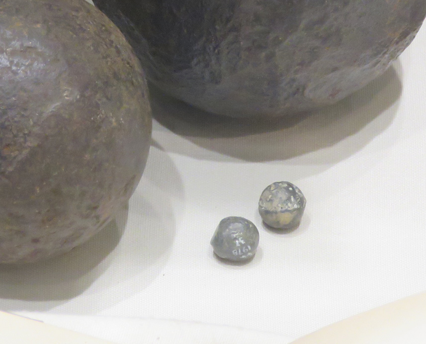 Civil War bullets from St Mary's Church walls