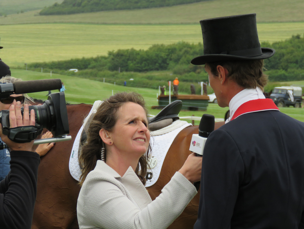 Alice interviewing her husband William Fox-Pitt