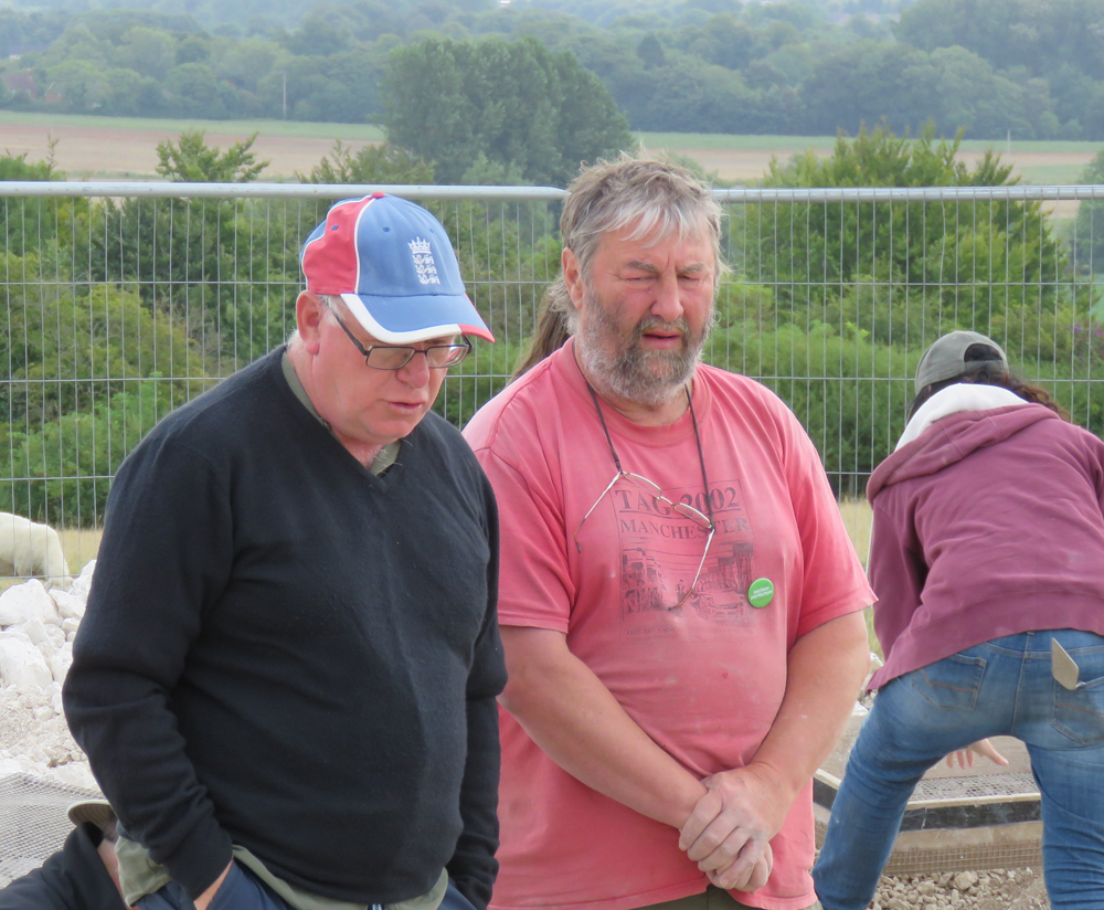 Professors Vince Gaffney (left) & Mike Parker Pearson