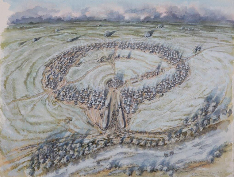 Peter Dunn: 2600-2500 Durrington in Midwinter