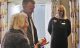 Adam Henson talks with a resident at Savernake View Care Home