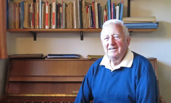 Sir Peter Beale at home in Avebury