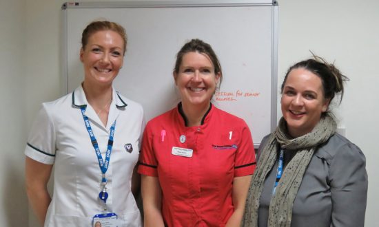 GWH's Home to Assess leaders: (l to r) Emily Hussey, Alison Koster & Jill Kick