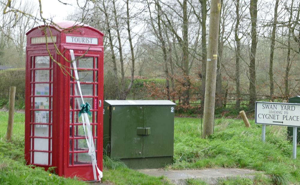 Be-ribboned & waiting for the opening ceremony