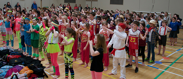Rehearsals for the Marlborough Dance Festival finale