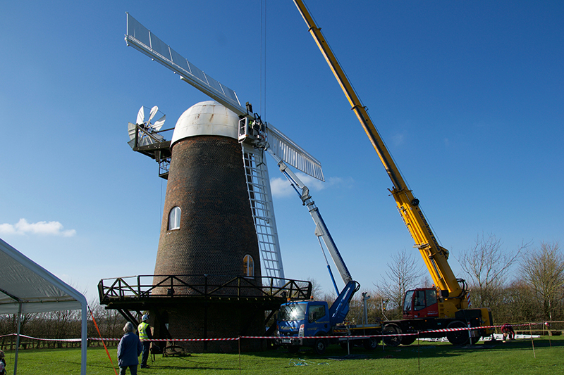Steady as she goes - the final sail is replaced